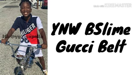 gucci belt music|Gucci belt ynw bslime.